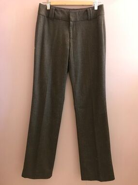 Banana Republic brown wool-blend straight pants